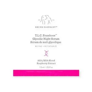 SOLD - Drunk Elephant T.L.C. Framboos Glycolic Resurfacing Night Serum Sample